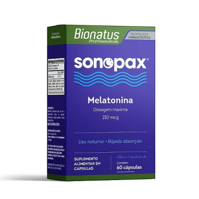 Sonopax (Melatonina+Triptofano) 0,21+200mg 30 Cápsulas