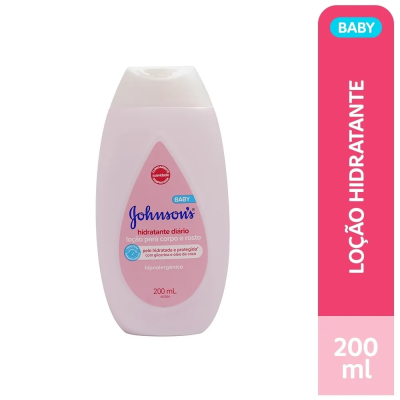 Loção Hidratante Johnson's Baby 200mL Hidratante