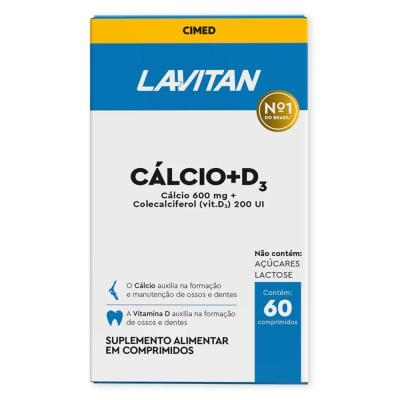 Lavitan Calcio+D 600mg 60 Comprimidos