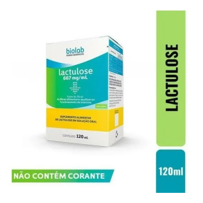 Lactulose Xarope 120mL Sem Sabor