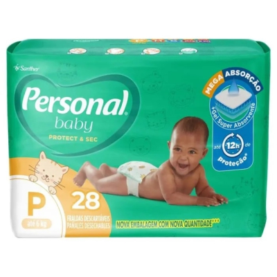 Fralda Personal P 28 Unidades Jumbo