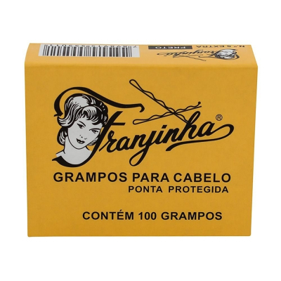 Grampo Franjinha 5 Pequeno Preto 100 Unidades