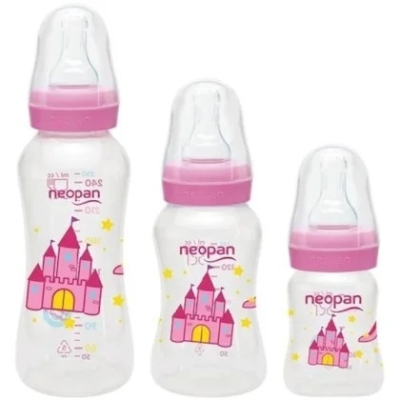 Mamadeira Neopan Kit 3 Unidades Rosa