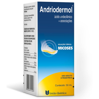 Andriodermol Solução 50mL